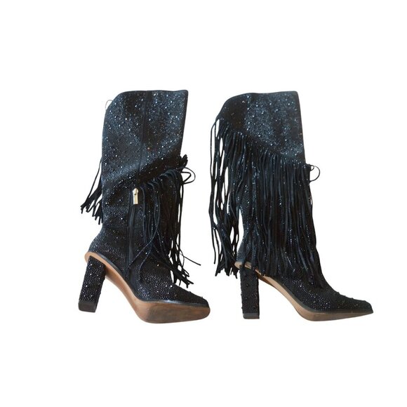 Jessica Simpson Womens Asire 2 Embellished Tall Knee High Boots Western Size 7.5 - Picture 3 of 6